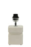 Lamp base 12,5x12,5x24,5 cm AMTA ceramics cream