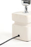 Lamp base 12,5x12,5x24,5 cm AMTA ceramics cream