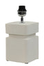 Lamp base 16x16x32 cm AMTA ceramics cream
