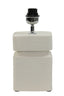 Lamp base 16x16x32 cm AMTA ceramics cream