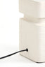 Lamp base 16x16x32 cm AMTA ceramics cream