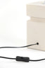 Lamp base 16x16x32 cm AMTA ceramics cream