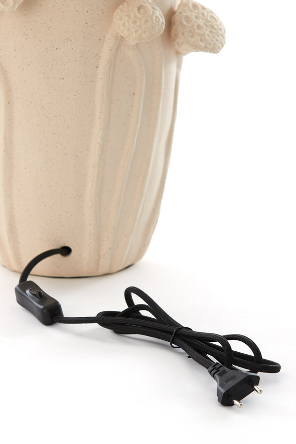 Lamp base 28,5x27,5x36,5 cm LAVCI ceramics matt cream
