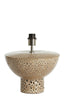 Lamp base 32x22 cm YASUR ceramics cream+black