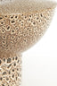 Lamp base 32x22 cm YASUR ceramics cream+black