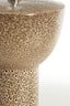 Lamp base 26x34,5 cm YASUR ceramics cream+black