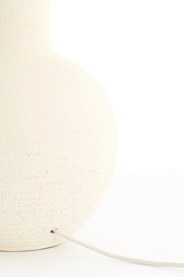 Lamp base 28,5x52 cm ULLOA ceramics matt cream