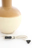 Lamp base 28,5x52 cm ULLOA ceramics light brown+cream