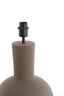 Lamp base 28,5x52 cm ULLOA ceramics matt dark brown
