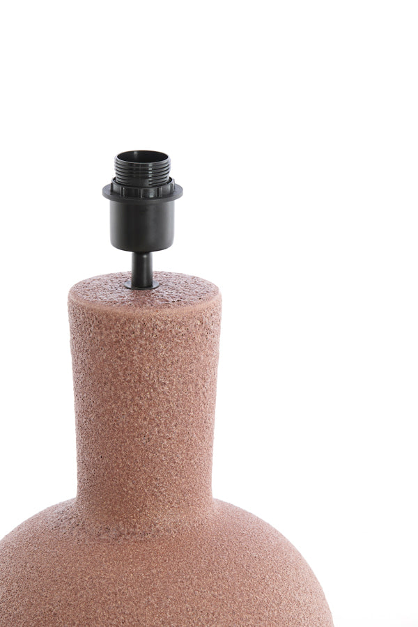 Lamp base 28,5x52 cm ULLOA ceramics dark old pink