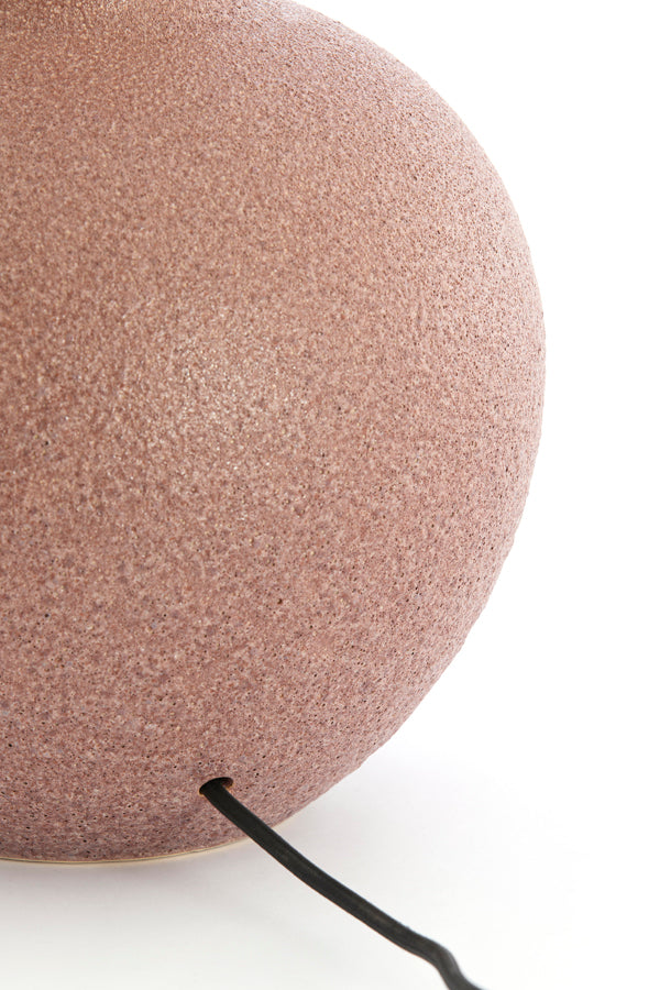 Lamp base 28,5x52 cm ULLOA ceramics dark old pink