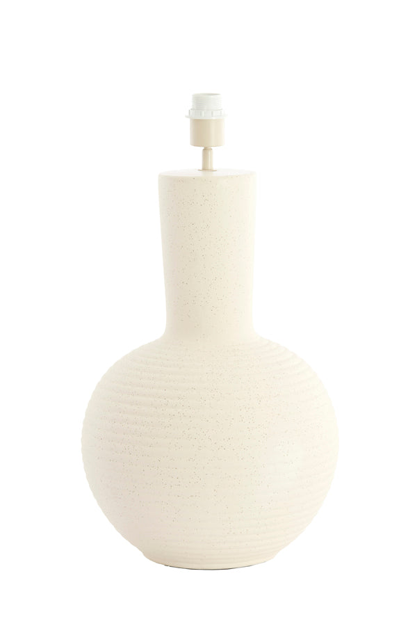 Lamp base 34x62 cm ULLOA ceramics matt cream