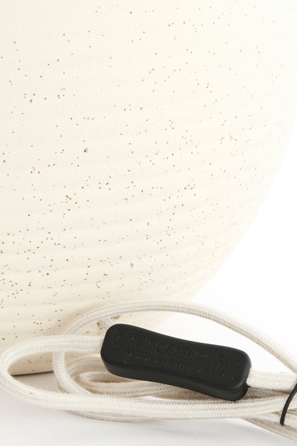 Lamp base 34x62 cm ULLOA ceramics matt cream