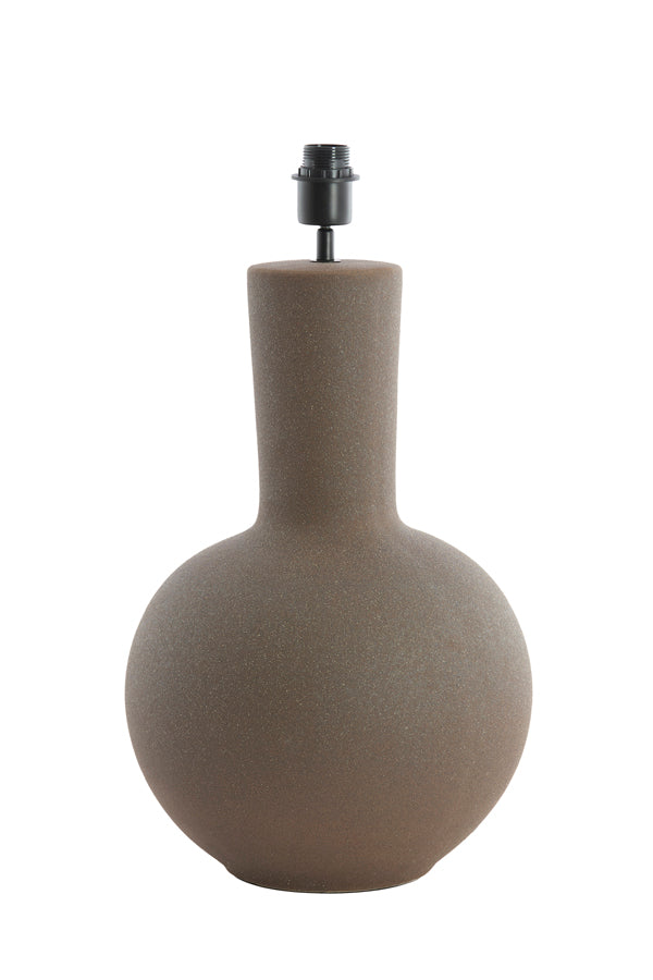 Lamp base 34x62 cm ULLOA ceramics matt dark brown