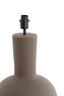 Lamp base 34x62 cm ULLOA ceramics matt dark brown