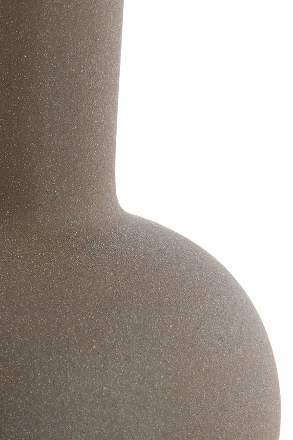Lamp base 34x62 cm ULLOA ceramics matt dark brown