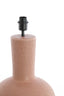 Lamp base 34x62 cm ULLOA ceramics dark old pink