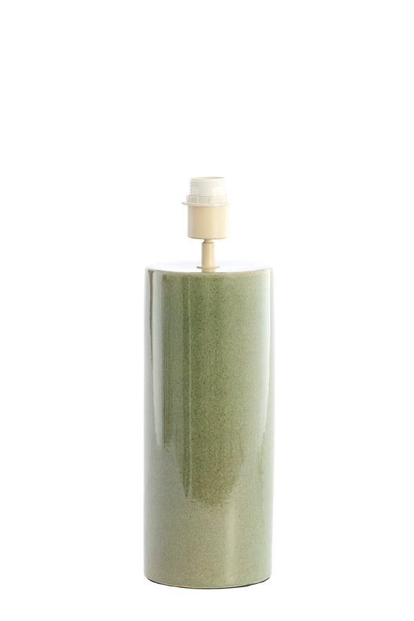 Lamp base 14x44 cm FRANIA ceramics mint green-green