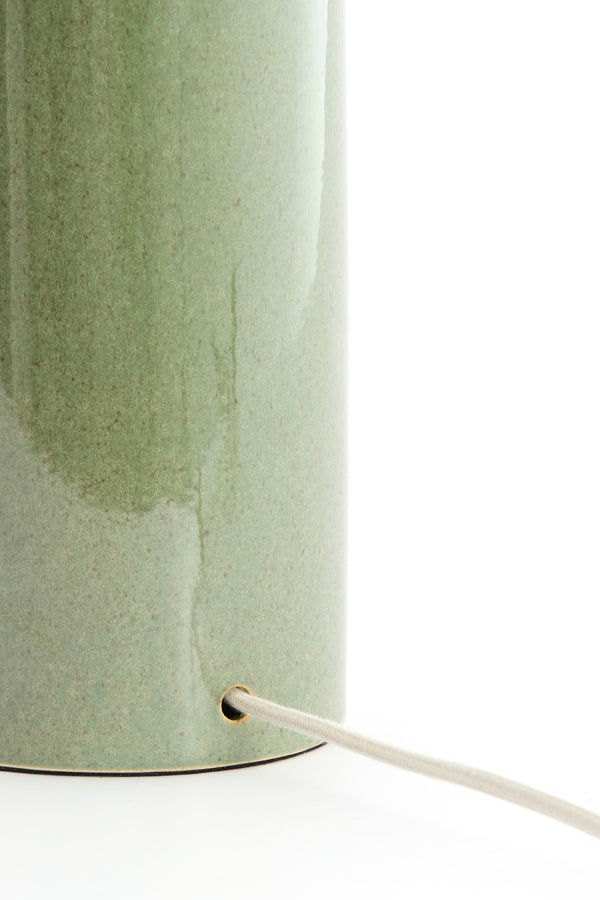 Lamp base 14x44 cm FRANIA ceramics mint green-green