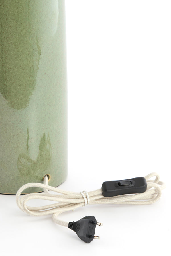 Lamp base 14x44 cm FRANIA ceramics mint green-green