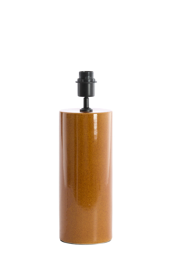 Lamp base 14x44 cm FRANIA ceramics cognac