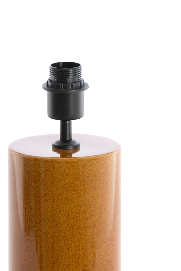 Lamp base 14x44 cm FRANIA ceramics cognac