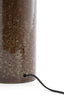 Lamp base 14x52 cm FRANIA ceramics dark brown
