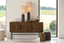 Lamp base 14x52 cm FRANIA ceramics dark brown