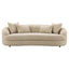 Sofa Morena cream blockweave