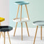 Halston Blush MDF & Natural Pine Wood Round Table K/D