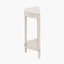 Heritage Putty Pine Wood Half Moon Console Table
