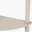Heritage Putty Pine Wood Half Moon Console Table