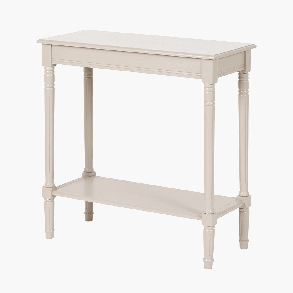 Heritage Putty Pine Wood Console Table