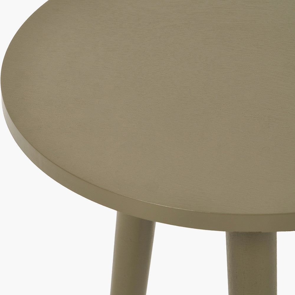 Croft Olive Pine Wood Side Table