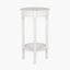 Heritage Elizabeth White Pine Wood Round Accent Table K/D