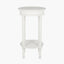 Heritage Elizabeth White Pine Wood Round Accent Table K/D