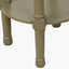 Heritage Olive Pine Wood Round Accent Table