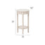 Heritage Putty Pine Wood Round Accent Table