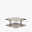 Jersey Concrete Effect MDF & Black Iron Coffee Table