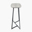 Ukiah Grey Oak Veneer & Black Metal Console Table