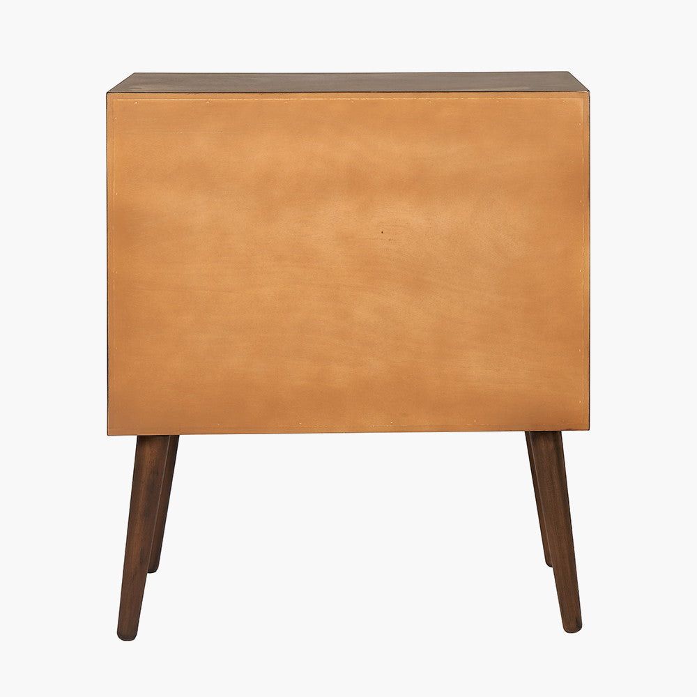 Klee Mulberry Pine Wood 3 Drawer Unit