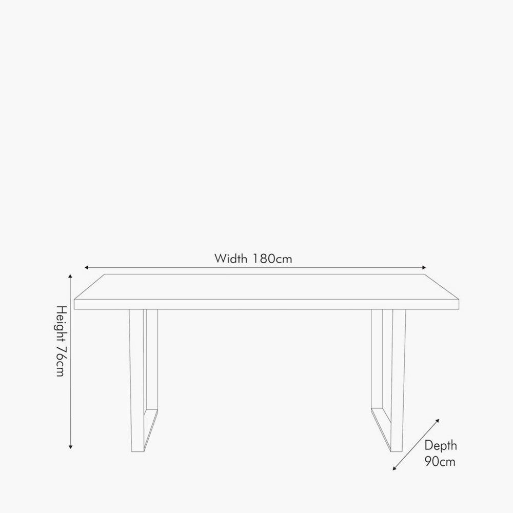Marca Acacia Wood Dining Table