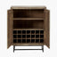 Marca Acacia Wood 2 Door Bar Cabinet