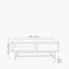 Marca Acacia Wood 2 Drawer Coffee Table