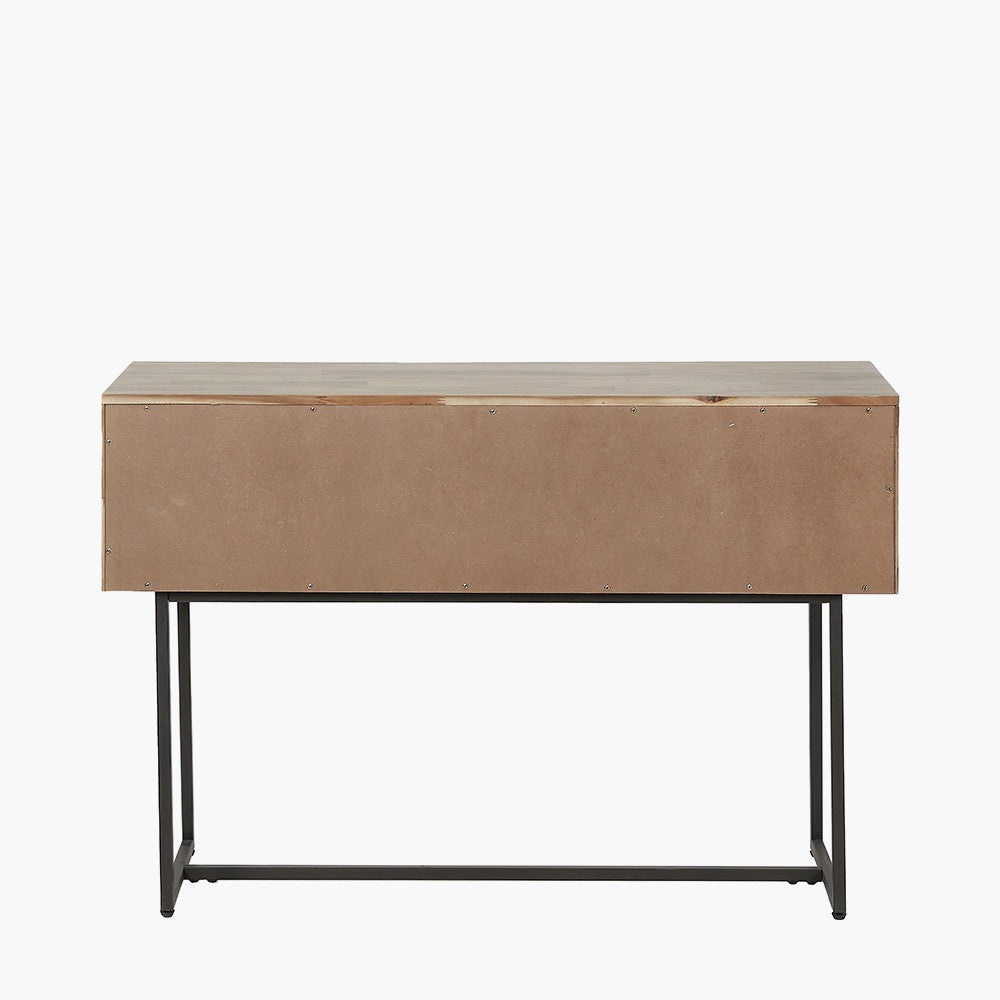 Marca Acacia Wood 1 Drawer Console Table