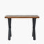 Lakota Recycled Wood and Brass Metal Console Table
