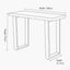 Pahoja Mango Wood and Iron Rectangular Console Table
