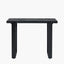 Mashu Matt Black Mango Wood and Iron Console Table