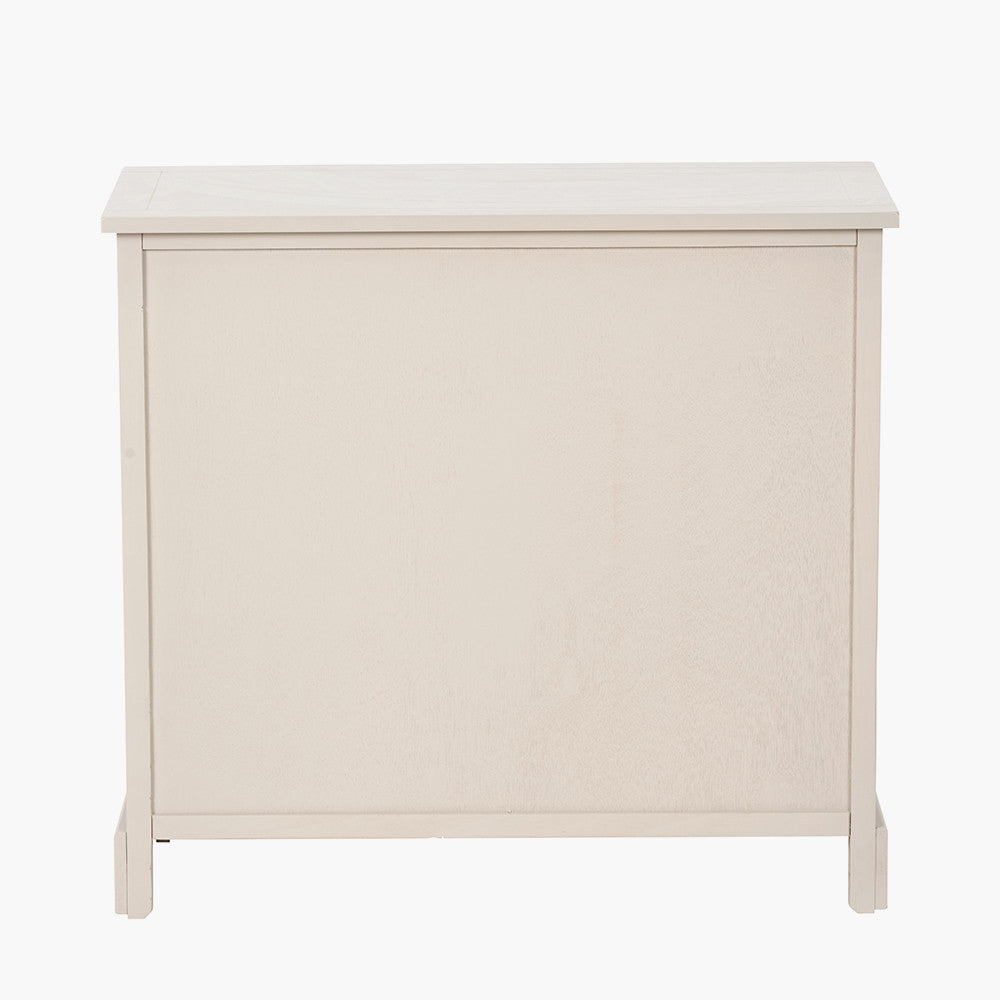 Devonshire Putty Pine Wood 2 Drawer 4 Basket Unit