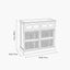 Devonshire Putty Pine Wood 2 Drawer 4 Basket Unit